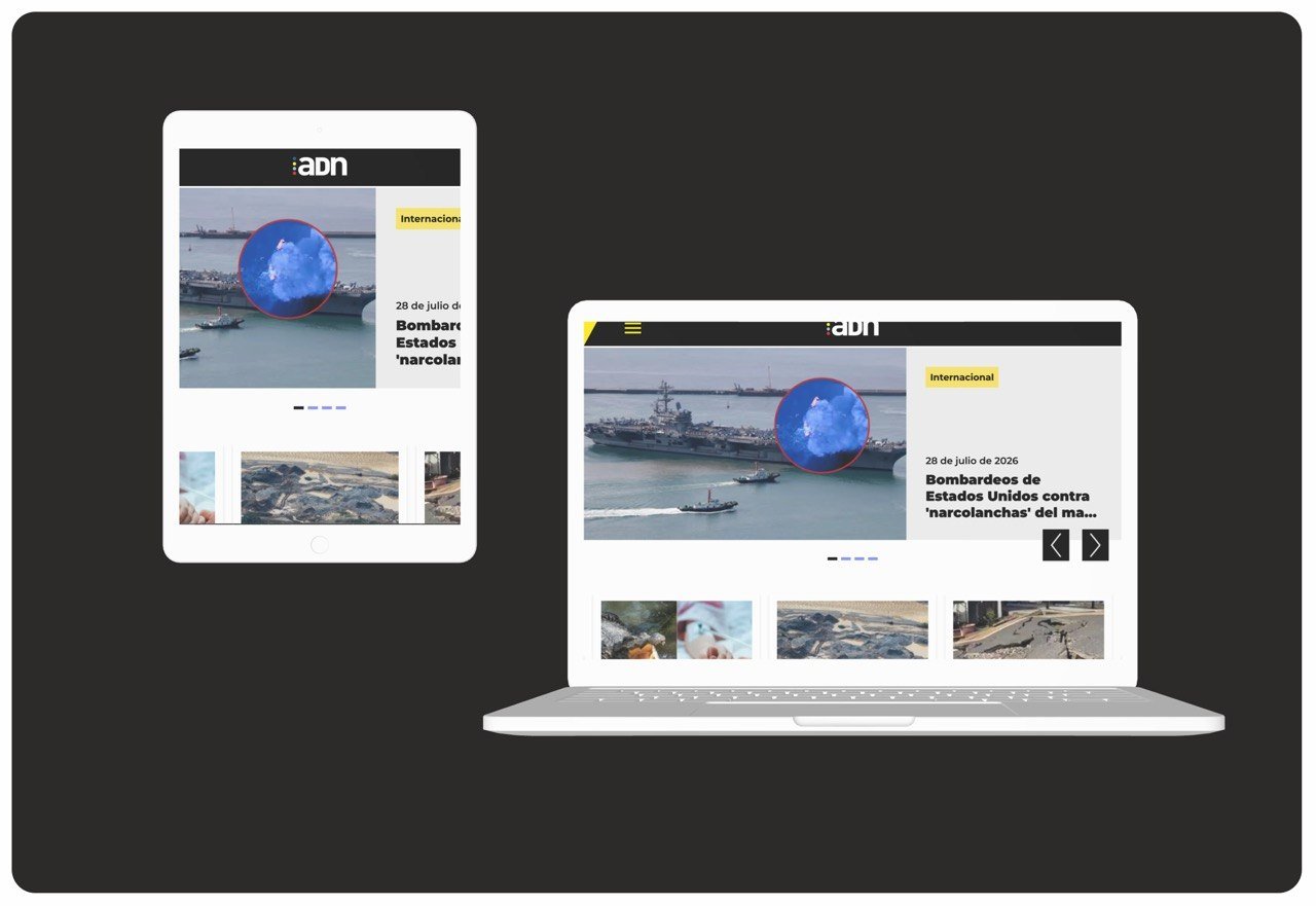 Diario ADN responsive news experience